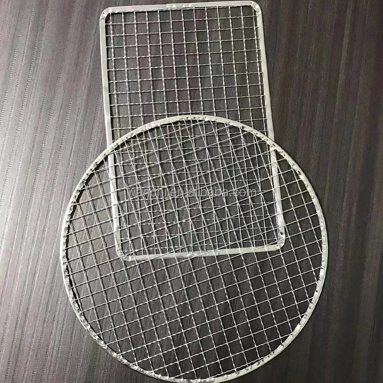 Custom Disposable Bbq Grill Net Grid Wire Bbq Grate Net Barbecue Mesh