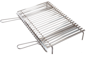 Portable Folding Stainless Steel BBQ Grill Rack | Outdoor Camping Fire Grill Grate